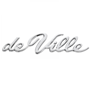 "de Ville" Emblem - On Rear Quarter Panel