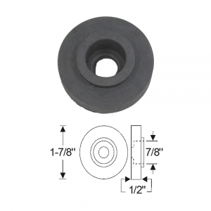 1954 - Body & Chassis - Rubber The Right Way - Body Mounting Pad