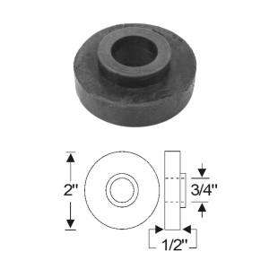 1952 - Body & Chassis - Rubber The Right Way - Body Mounting Pad