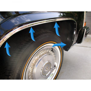 Rubber The Right Way - Front Wheel Opening Filler / Dust Shield - Image 2