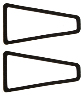 Taillight Lens Gasket - In Fin