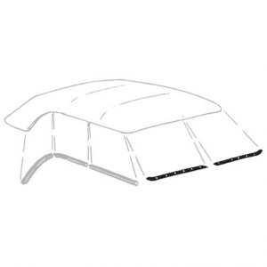 Header Bow Seal - On Convertible Top