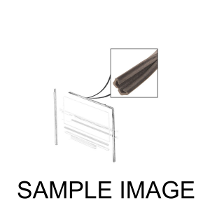 Rubber The Right Way - Glass Run Channel - Flexible - 8' Strip - 31/64" Tall 27/64" Wide - Image 2