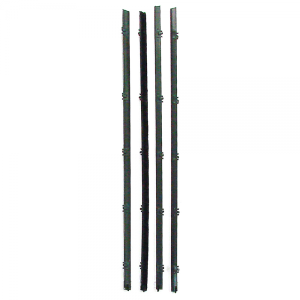 Beltline Weatherstrip - Front Door - Black Bead - 4 Piece Kit