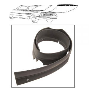 Products - Grille, Heating, & Cooling - Rubber The Right Way - Radiator Core Support Seal - At Top