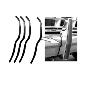 Products - Front & Rear Bumpers - Rubber The Right Way - Front Bumper to Bumper Guard Seal Kit
