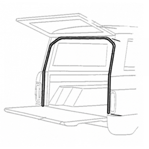 Rubber The Right Way - Liftgate & Tailgate Seal - Top & Sides - Image 1