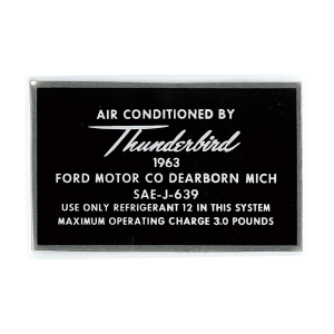AC Tag - "Air Conditioned by Thunderbird"