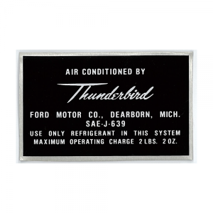 AC Tag - "Air Conditioned by Thunderbird"