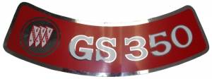 1970 - Decals - Rubber The Right Way - Air Cleaner Decal - GS 350