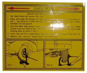 1940 - Decals - Rubber The Right Way - Jack Instructions Decal