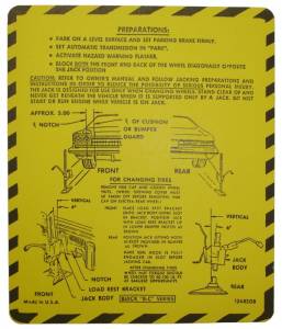 1975 - Decals - Rubber The Right Way - Jack Instructions Decal