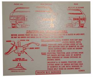 1970 - Decals - Rubber The Right Way - Jack Instructions Decal