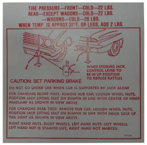 1962 - Decals - Rubber The Right Way - Jack Instructions Decal