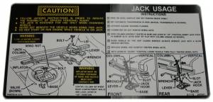1974 - Decals - Rubber The Right Way - Jack Instructions Decal