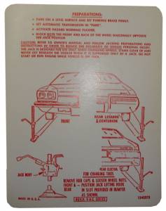 1973 - Decals - Rubber The Right Way - Jack Instructions Decal