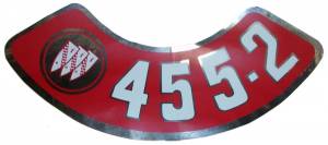 Air Cleaner Decal - 455-2V