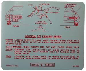 1970 - Decals - Rubber The Right Way - Jack Instructions Decal