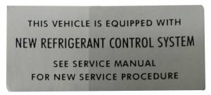 1979 - Decals - Rubber The Right Way - New Refrigerant Control System Decal