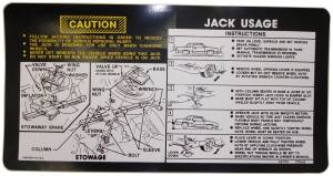 1977 - Decals - Rubber The Right Way - Jack Instructions Decal