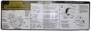 1983 - Decals - Rubber The Right Way - Jack Instructions Decal