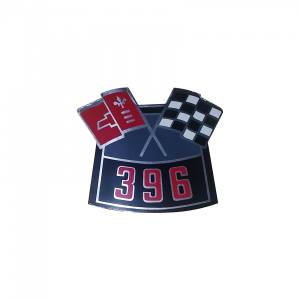 Rubber The Right Way - "396" Cross Flag Decal