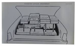 Luggage Stowage Instructions Decal