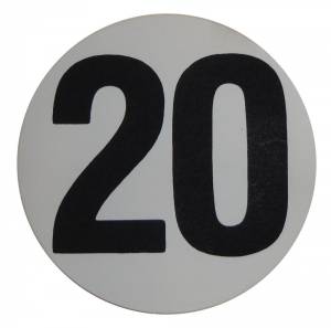 Assembly Line Production Day Window Sticker - "20"