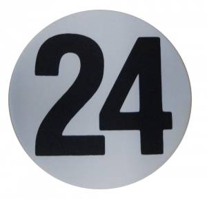 Assembly Line Production Day Window Sticker - "24"