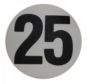 Assembly Line Production Day Window Sticker - "25"