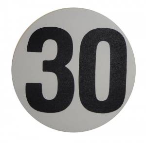Assembly Line Production Day Window Sticker - "30"