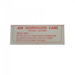 Rubber The Right Way - Air Suspension Instructions Decal