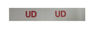 "UD" Engine Code Decal