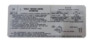 Emission Decal - 455-2V