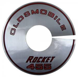 "Rocket 455" Air Cleaner Decal - 11"