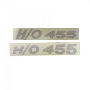 "H/O 455" Hood Scoop Decal