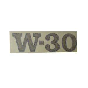 "W-30" Decal