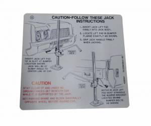 Jack Instructions Decal