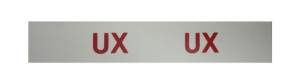 "UX" Engine Code Decal