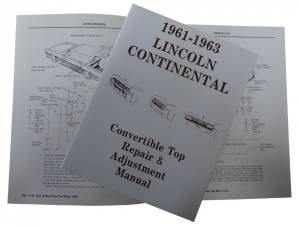 Convertible Top Repair & Adjustment Manual