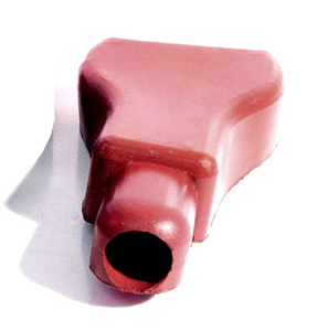 1973 - Electrical - Rubber The Right Way - Battery Terminal Cover - RED