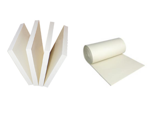 Flat Rubber Sheets - White Sponge Rubber - White Sponge Rubber - 1/8" Thick