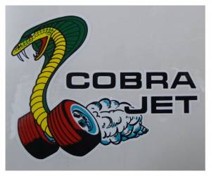 Cobra Jet Window Decal