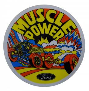 "Muscle Power" Decal