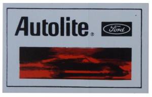 Ford Autolite Decal - 1-1/2" x 1-1/2"