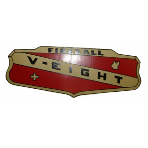 1953 - Decals - Rubber The Right Way - Valve Cover Decal - Fireball V8