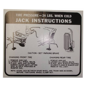 1958 - Decals - Rubber The Right Way - Jack Instructions Decal