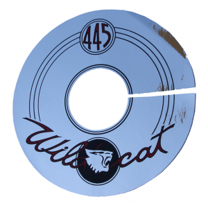 1961 - Decals - Rubber The Right Way - Wildcat 445 Air Cleaner Decal