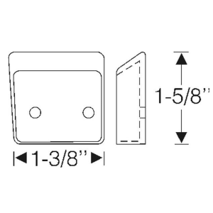 Bumper - Folding Top Side Roof Rail at Quarter Window