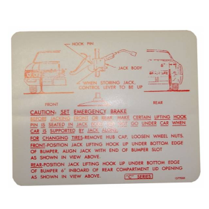 1966 - Decals - Rubber The Right Way - Jack Instructions Decal